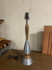 MCM Teak\/Metal Lamp