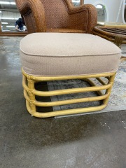 Blushing Bamboo Ottoman