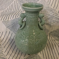 Chopsticks Andrea by Sadek Celadon Vase