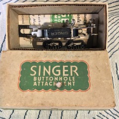 vintage Singer Buttonhole Attachment No. 121795