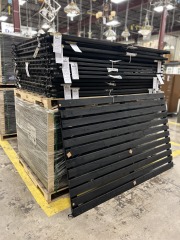 Vista No Dig Black panel fencing