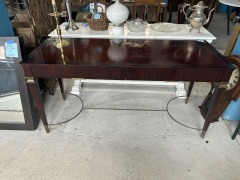 Baker Leather Top Writing Desk