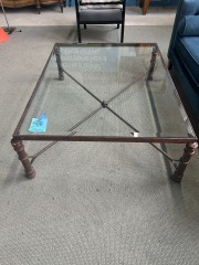 Large Glass Coffee Table