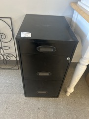 Black Metal File cabinet