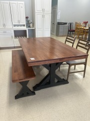 Table & Bench Set