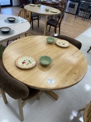 Round Pine Kitchen Table