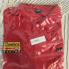 Vintage NASCAR Evernham Motorsports Polo Shirt Red XL NIP Cheerios Racing Y2K