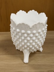 FENTON 3-FOOTED VASE