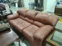 Brown Leather Sofa         2933