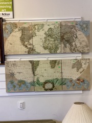 World Map Wall Art (x7 set)