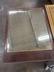 Rustic Cherry Finish Mirror 26x34