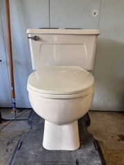 Beige Toilet