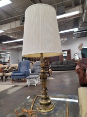 Charming Shiny Gold Lamp (each)