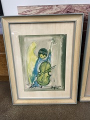 DeGrazia Angel Music Framed Art