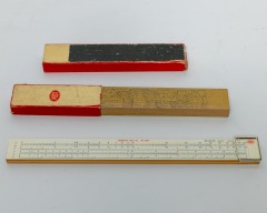 Collection of Four Vintage Slide Rules