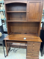 Ethan Allen desk\/bookshelf