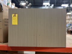Grey finish cabinets