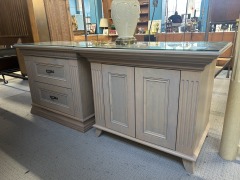 Pickled Nightstand Pair