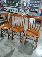 Set of 3 Wood Chairs         2964