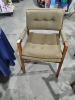 Wood \/Cloth Chair          2965