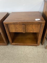 Chunky Mid Modern nightstand