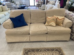 Tan 3 Seater Couch