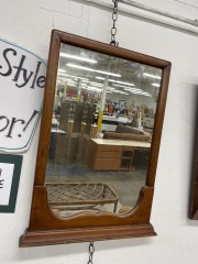 Charming Country Wood Mirror (22x30)