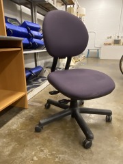 Plum Office Chair