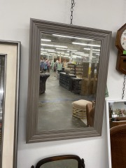 Framhouse Greywash Mirror (30x42)