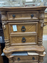 Ashley Carved Wood Night Table