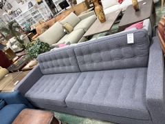 Sofa Grey with cushions