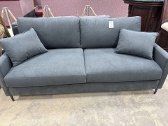 Sofa- grey with cushions