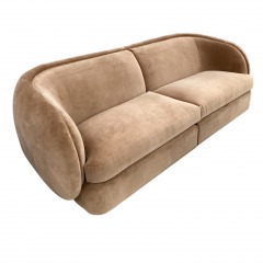 Arhaus Furn. Milana Brown 2pc. Sofa