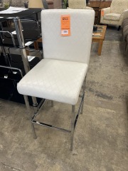 White Pub Chair