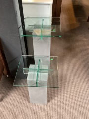 Glass Side Table