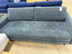 Bluish Grey Sofa with Cushions