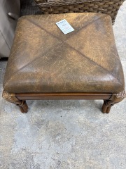 Balinese Rotan Ottoman