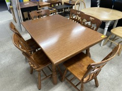 7 PC DINING SET