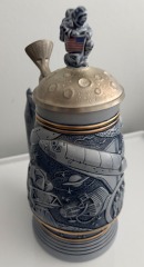 Rare Stein \u201cConquest of Space\u201d 1991 Commemorates NASA \u201cApollo\u201d