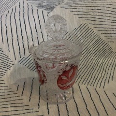 vintage Hofbauer Byrdes collection lidded jar