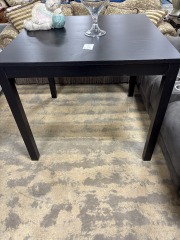 Black High Top Dining Table