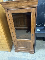 Wood Video Cabinet\/glass door