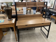 Modern Metal\/Wood Desk
