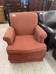 Cranberry Swivel Rocker