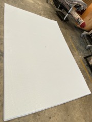 Light Blue Memory Foam 6x9ft Rug