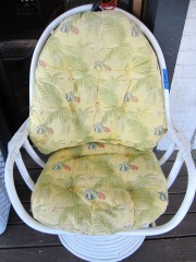 Rattan Swivel Rocking Chair