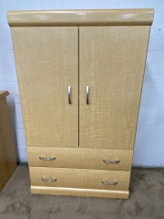 Light Wood Look Armoire