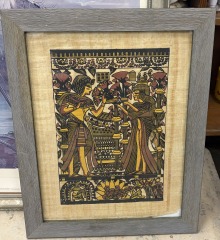 Egyptian Papyrus Framed Art