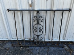 Wrought Iron Window Bar 43-1\/4\