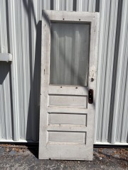 3 Panel Door with Glass Insert 29 7\/8\